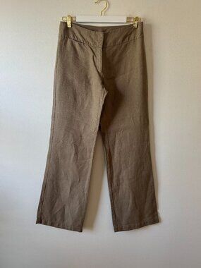 Eileen Fisher Linen Pants Tan